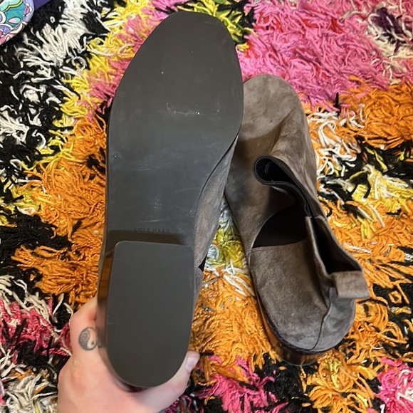 Grey Suede Booties - Picture 2 of 3